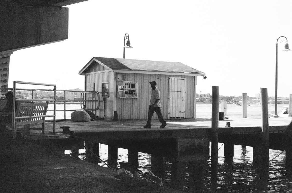 Man on Jetty